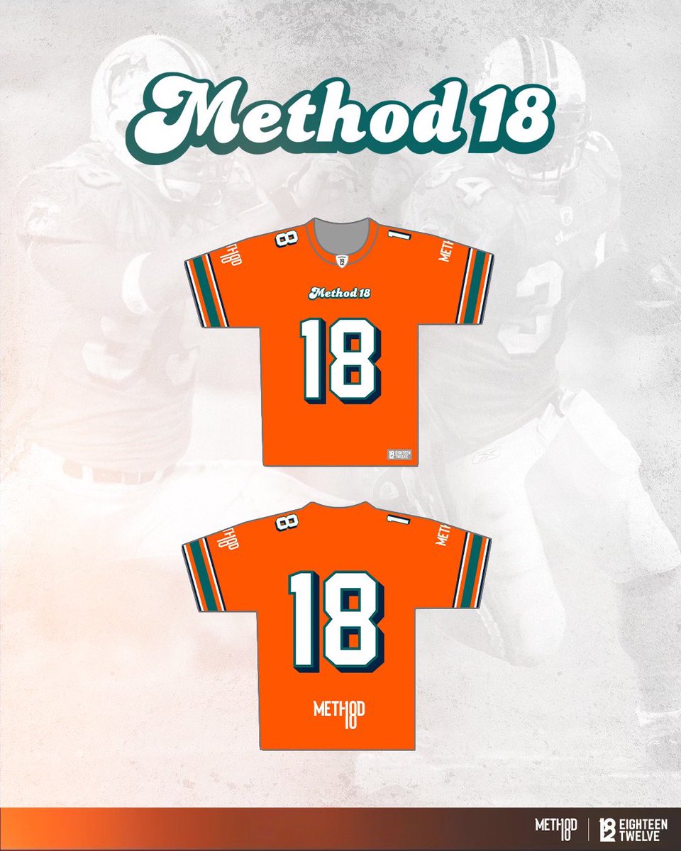 1st up for our NFL throwback themed Method 18 kits this summer!!