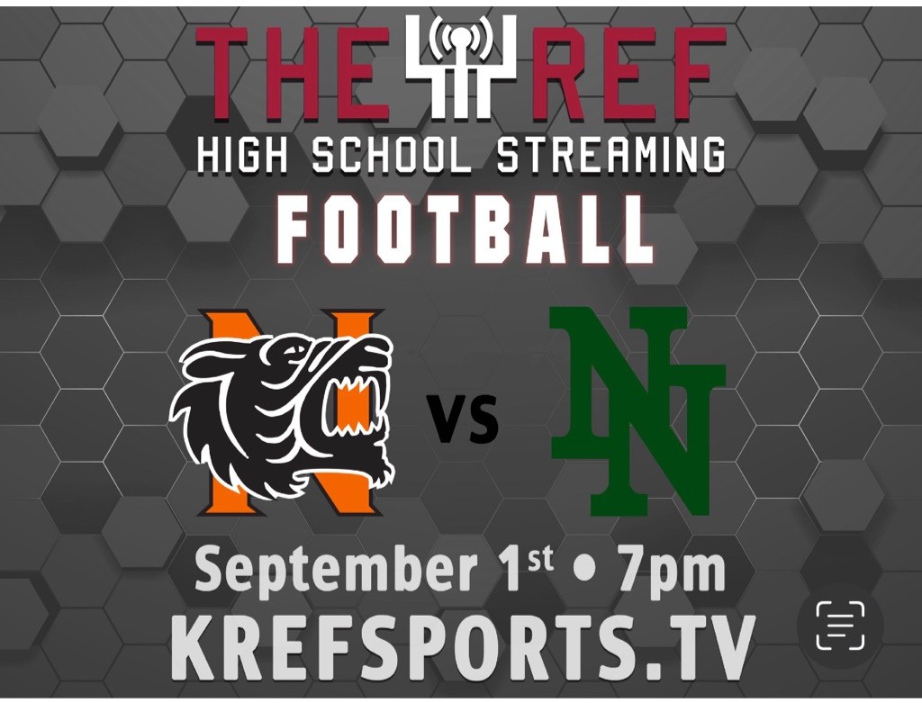 NNFootball's tweet photo. Can't make the game tonight? Stream it. Thanks to @KREFsportsTV the Crosstown Clash will be streamed.
Watch at https://t.co/kg9tCtLmYP
#GoNorth | #BeatHigh https://t.co/dFV7AYUWT1