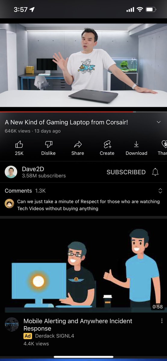 AmitNV's tweet photo. Loving this new dynamic glow effect that Youtube app on iOS is experimenting with 🤩 https://t.co/Dsa1rtnItH
