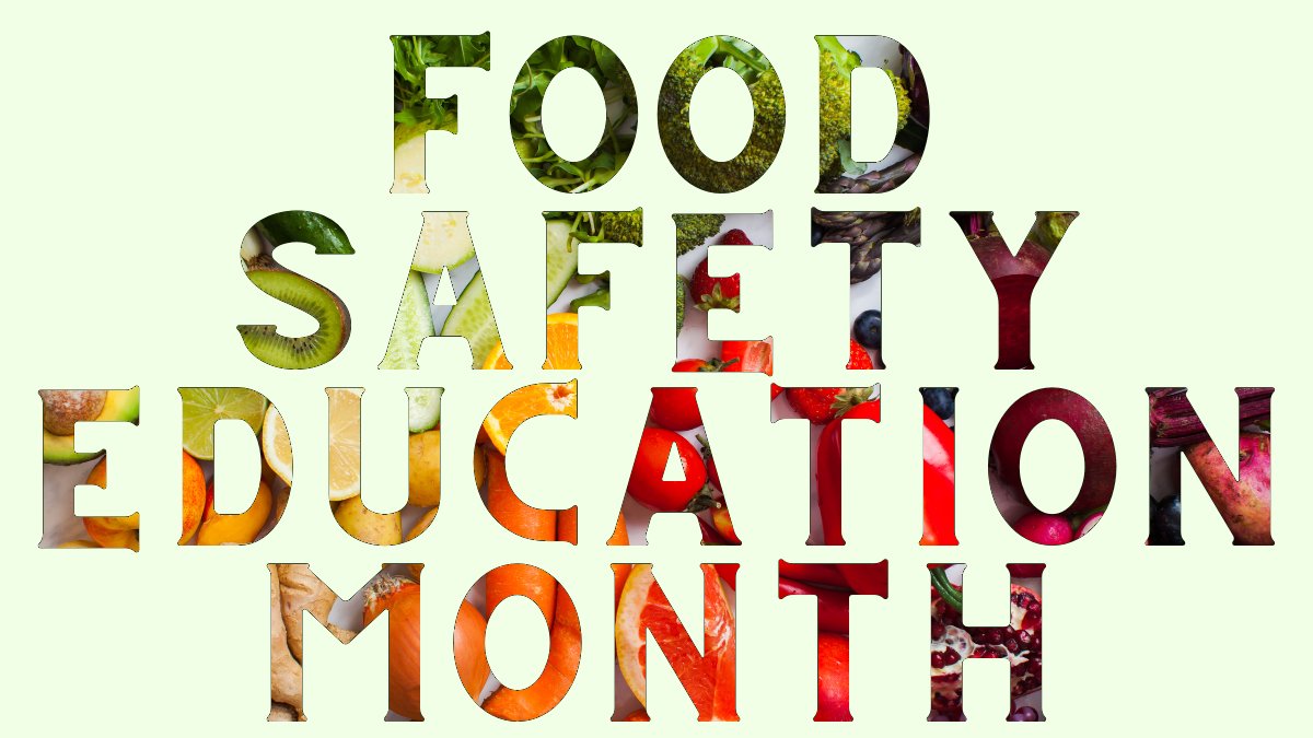 CDCgov's tweet photo. September is Food Safety Education Month. Follow along all month for tips about how to avoid cross-contamination and other ways to prevent food poisoning. 
https://t.co/XXjB6JFWv0 #FSEM2022
@FoodSafetyGov @CDC_NCEZID @USDAFoodSafety @FDAFood @FightBAC https://t.co/2JxkFGOGb7