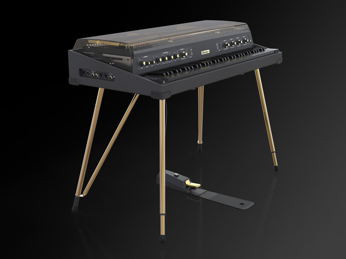 rhodesofficial2's tweet photo. To celebrate 75 years of Rhodes musical instruments, Rhodes Chief Product Officer Dan Goldman and famed industrial designer Axel Hartmann have collaborated on the stunning new 75th Anniversary Edition MK8/75AE electric piano.

To claim priority access: https://t.co/vXbG4hZVFQ https://t.co/6VeYFY0fFl