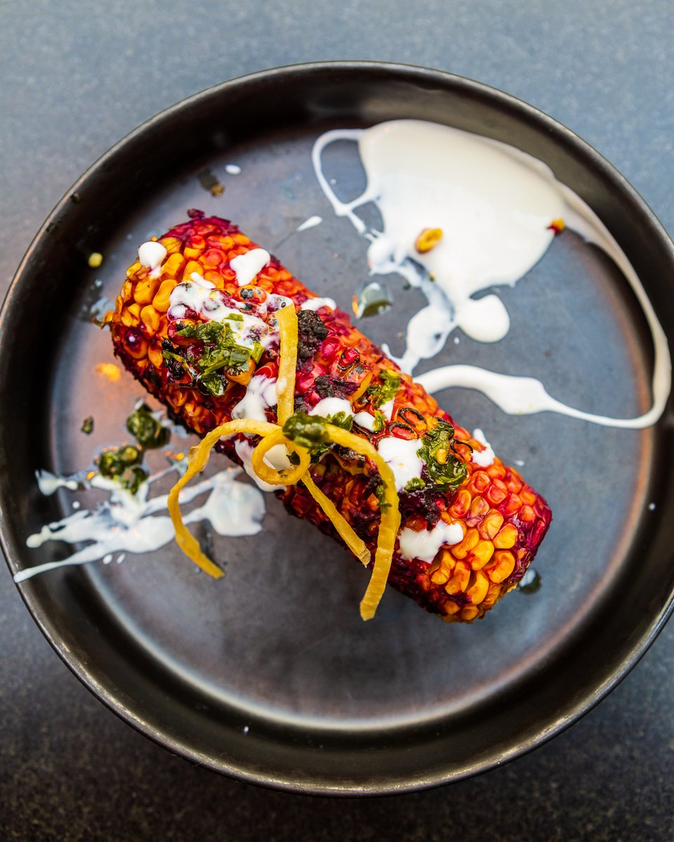 Blueberry and Charcoal Corn 

Possibly the prettiest side piece you did ever see. 

Available at lunch and dinner service now at The Crown, book your table and we'll see you very soon 🥂