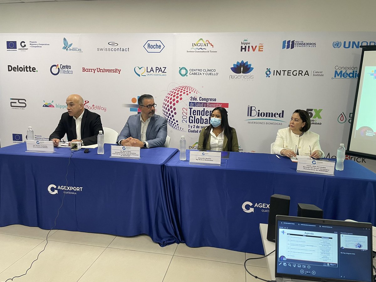 Damos inicio al 2do Congreso de Salud y Bienestar, 1 y 2 de septiembre en edificio Agexport #TurismoMédico
#ExportandoServicios