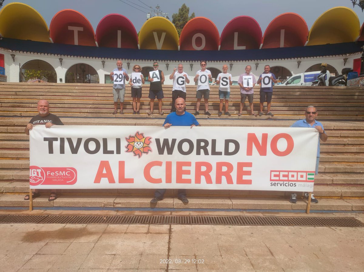 Trabajadora112's tweet photo. Basta ya de Precariedad Laboral a los trabajadores de @salvemos_tivoli ,más de 300 dias sin cobrar.
Compañer@s que no entraron en ERTE 689 dias sin cobrar
#AbrirTivoli
#JUSTICIAYA
#SUBROGACIONYA https://t.co/PUNUzYR9nC