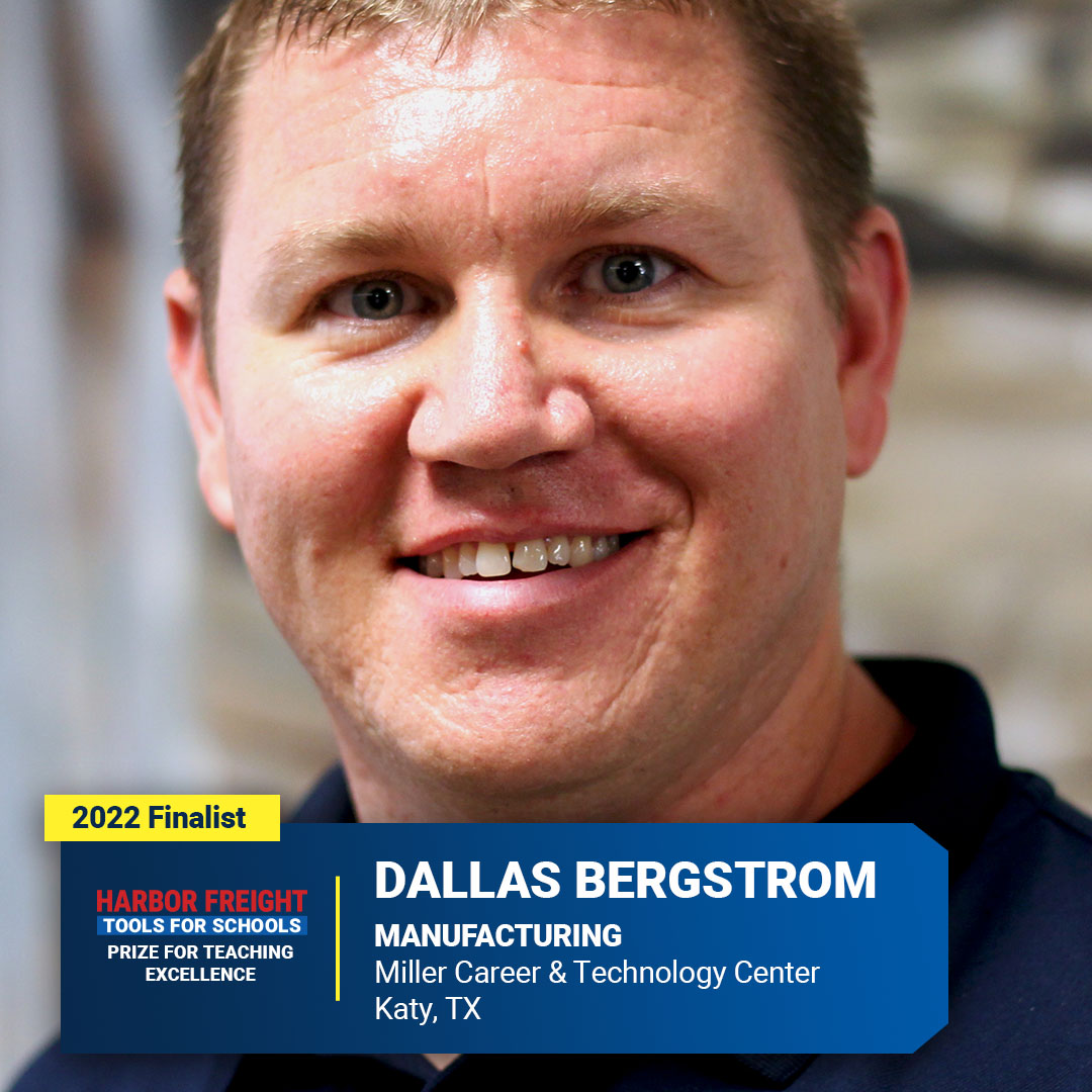“I love that being a skilled trades teacher allows me to ignite a passion for learning." Dallas Bergstrom, a manufacturing teacher in Katy TX, has been named one of 50 finalists for the prize. <a href="/MCTC_MET/">Dallas Bergstrom Manufacturing Engineering</a> <a href="/teainfo/">Texas Education Agency</a> <a href="/cityofkaty/">City of Katy</a> <a href="/GovAbbott/">Greg Abbott</a> <a href="/KatyChamber/">Katy Area Chamber</a> <a href="/abc13houston/">ABC13 Houston</a>
