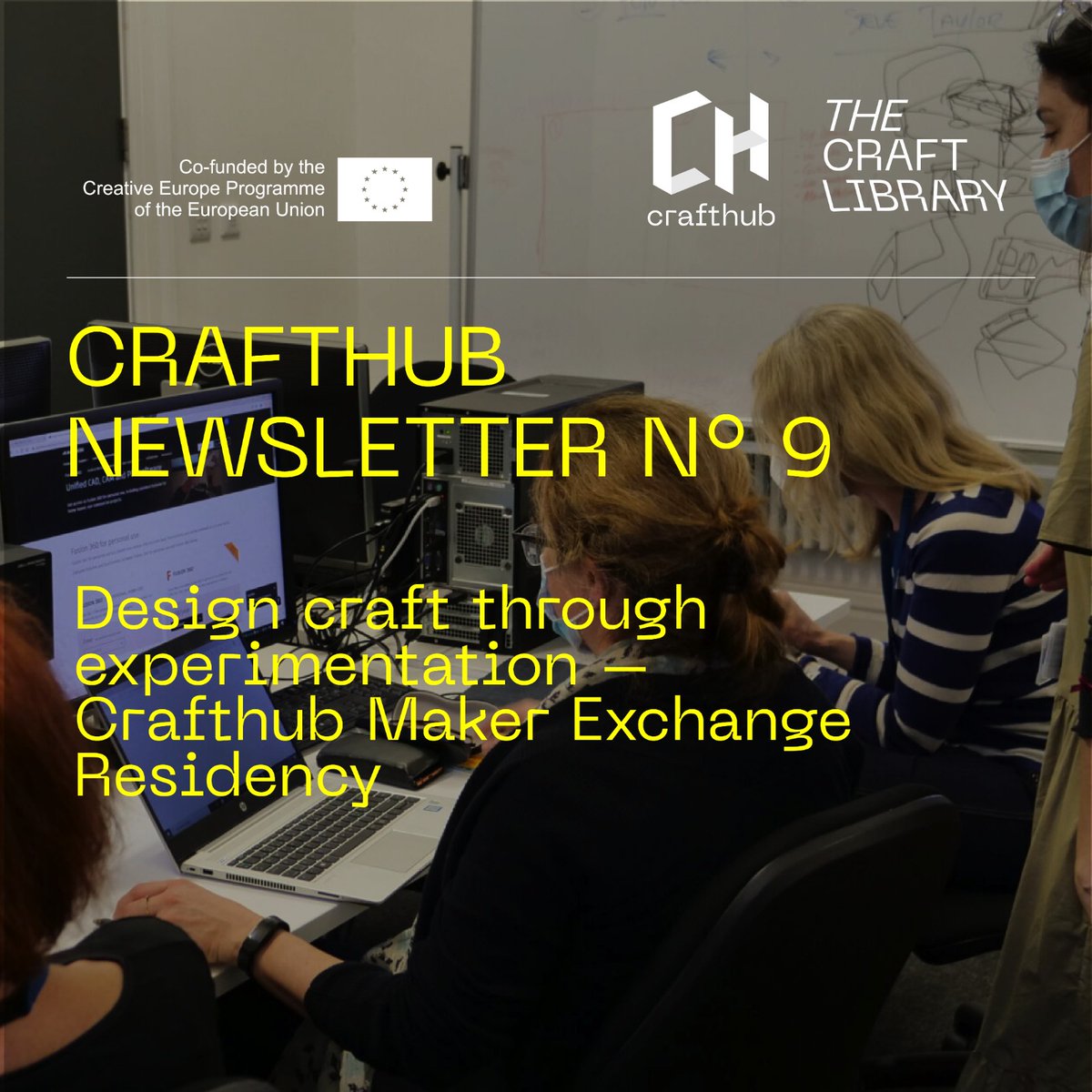 CrafthubEu's tweet photo. 🔹@ArtSwansea hosted six craft makers from Europe to develop Design Crafts and Surface Pattern Design studios, using a range of traditional and cutting-edge facilities. 🔹 Discover more on the newsletter in the #CrafthubPlatform ▶️https://t.co/7rbfZaWoLi
#CrafthubResidencySwansea https://t.co/U2CTHendPV