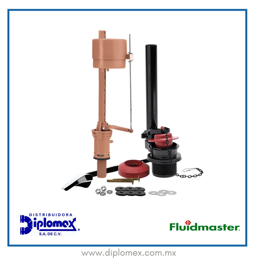 Diplomex's tweet photo. HERRAJE SANITARIO JGO WC 200AK133 FLUIDMASTER
Juego de Reparación Completo para Sanitario
Puede instalarse en la mayoría de los sanitarios de 2 ó 3 pernos
Vástago de 7/8”
#Fluidmaster #CDMX #herrajes https://t.co/RT1SmPV5Kf