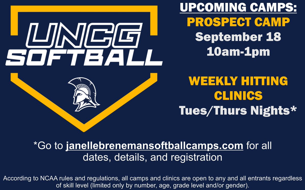 UNCG Softball tweet media