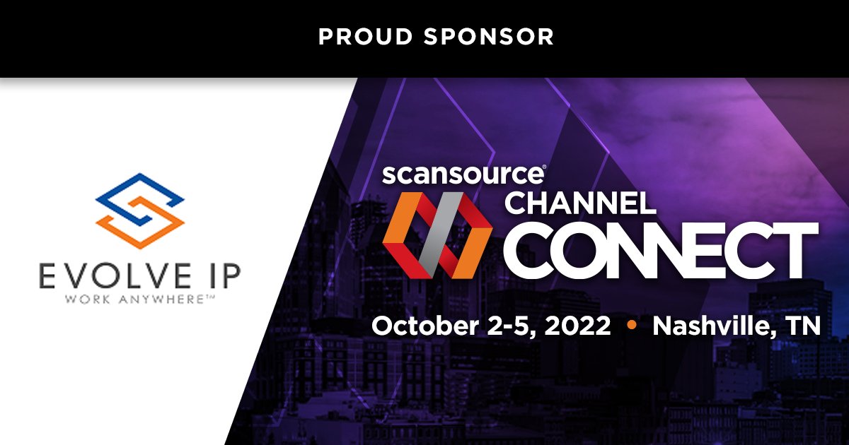 The <a href="/EvolveIP/">Evolve IP</a> team is proud to sponsor <a href="/ScanSource/">ScanSource</a> Channel Connect in Nashville for an amazing opportunity to build relationships with the extraordinary people that make up #IntelisysNation! Register: hubs.li/Q01l6SM50 #ChannelConnect2022 #RoadtoNashville #JoinTheEvolution