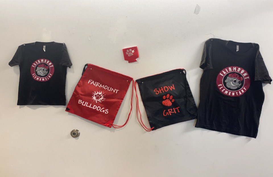 We are proudly displaying our  <a href="/fairmountgrit/">Fairmount Elementary</a> swag at <a href="/blendwellcafe/">BlendWell Cafe</a> !