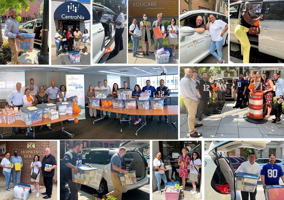 RogerWallacePNC's tweet photo. Thank you @PNCBank Greater Washington employees for generously participating in our #GrowUpGreat back to school drive! It was a pleasure delivering the bins filled with your contributions to our early education partners in the region to stock their classrooms for the school year! https://t.co/4PCghLTWP0