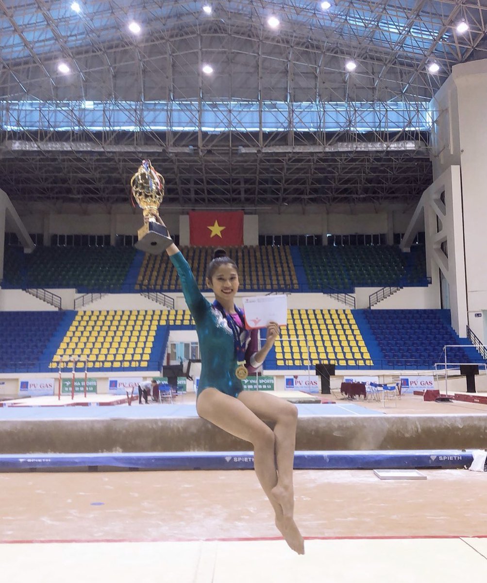 endohealy's tweet photo. OH MY GOS IT IS THEIR TIME THREE VN GYMNASTS AT WORLDS VIETNAM STAN NATION RISE UP https://t.co/FudHuU6iHA