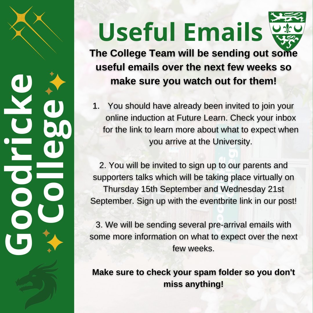 Goodricke College tweet media