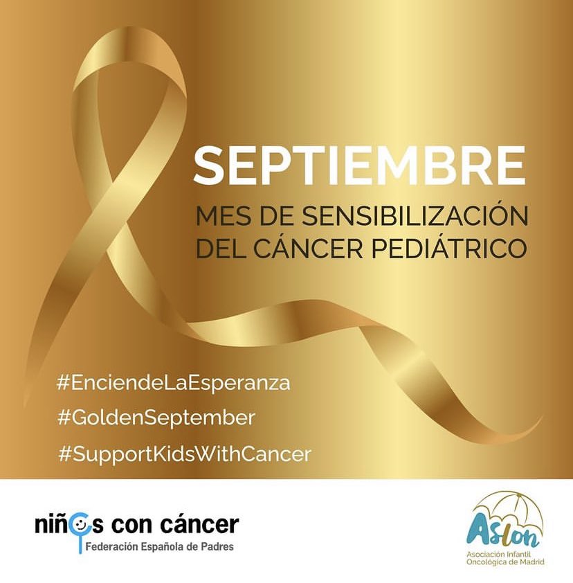 mhdezdonadeu's tweet photo. Septiembre. Mes de sensibilización del cáncer pediátrico. Luchemos juntos por ellos, porque todavía son muchos los que despedimos. #GoldenSeptember #mesdorado #fightagainstkidscancer #juntossomosmasfuertes #scienceisthecure https://t.co/QO4AbU9nfx
