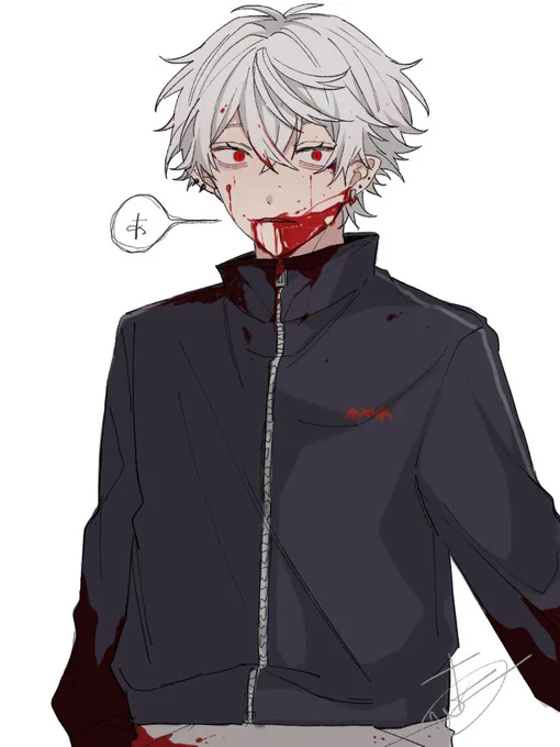 ※返り血注意※「今の…見てた?」 