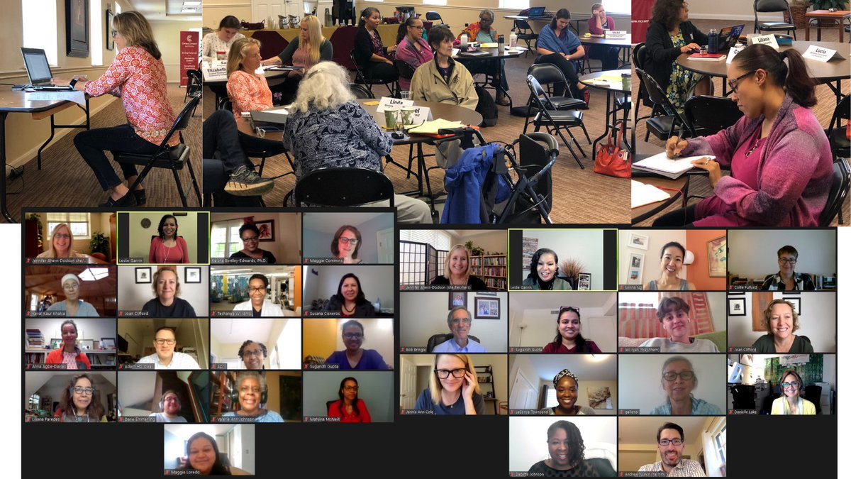 nccampusengage's tweet photo. Join us for the 5th Engaged Scholar Writing Retreat Oct. 28 @Duke_DCA! Pleased to be in-person, after two virtual gatherings. Gather with community-engaged scholars across NC to set aside time for writing, in community. https://t.co/bT53n4Qcl7 https://t.co/pzJOs6kr1n