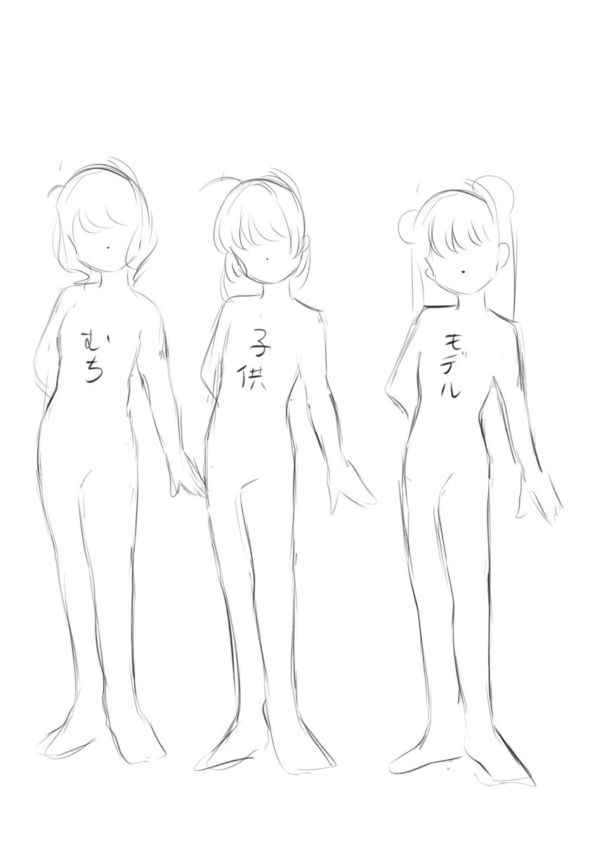 秋穂ちゃんはめっちゃむちむちなんです。なのでラアダの描く秋穂ちゃんはマジでむちむちになってしまいます。だって大好きな人が毎日自分のことを思ってご飯出してくれるんだよ?!むちむちじゃなきゃおかしいじゃん!!(全て妄想)(公式のさく秋は3サイズ全く一緒) 