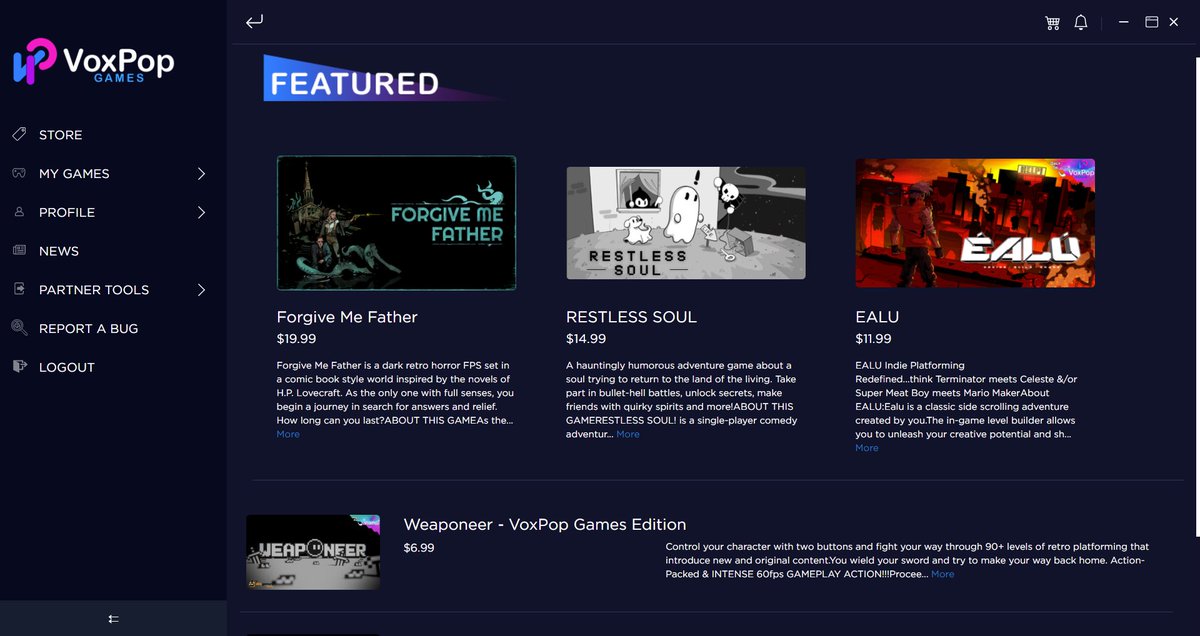 VoxPopGames's tweet photo. RESTLESS SOUL by @fuz_games &amp; Published by @Graffiti_Games is NOW LIVE on the @VoxPopGames platform: https://t.co/96LMquequV
Free Platform Sign up: https://t.co/ioQetHmxIL
#EveryVoiceMatters | #IndieGameDev | #indiegames | #Retro | #indiedev | #Independentvideogame | #VoxPopGames https://t.co/76TiRMCGfk