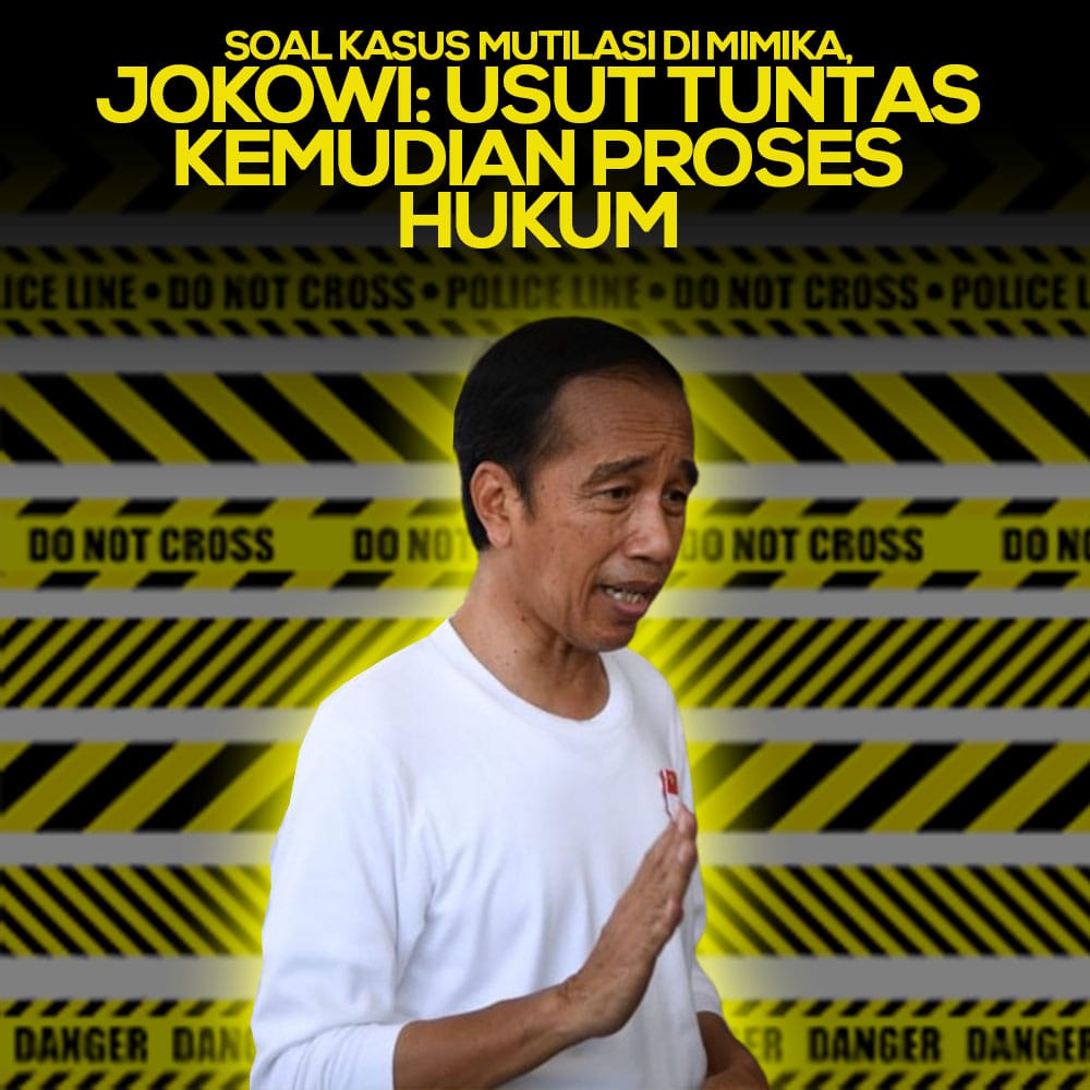 AprilianiArifah's tweet photo. Jokowi menegaskan agar aparat berwajib mengusut tuntas kasus pembunuhan disertai mutilasi empat warga Mimika, Papua

YG Tag | #OnTheGround | #DeadlineDay | Jake | #PINKVENOM3rdWin | EXO COMEBACK | Mona | #트레저_에게로_직진한_일억뷰 | CHAPTER TWO | Auba | #SEXYNUKIM https://t.co/32nkKcvUT0