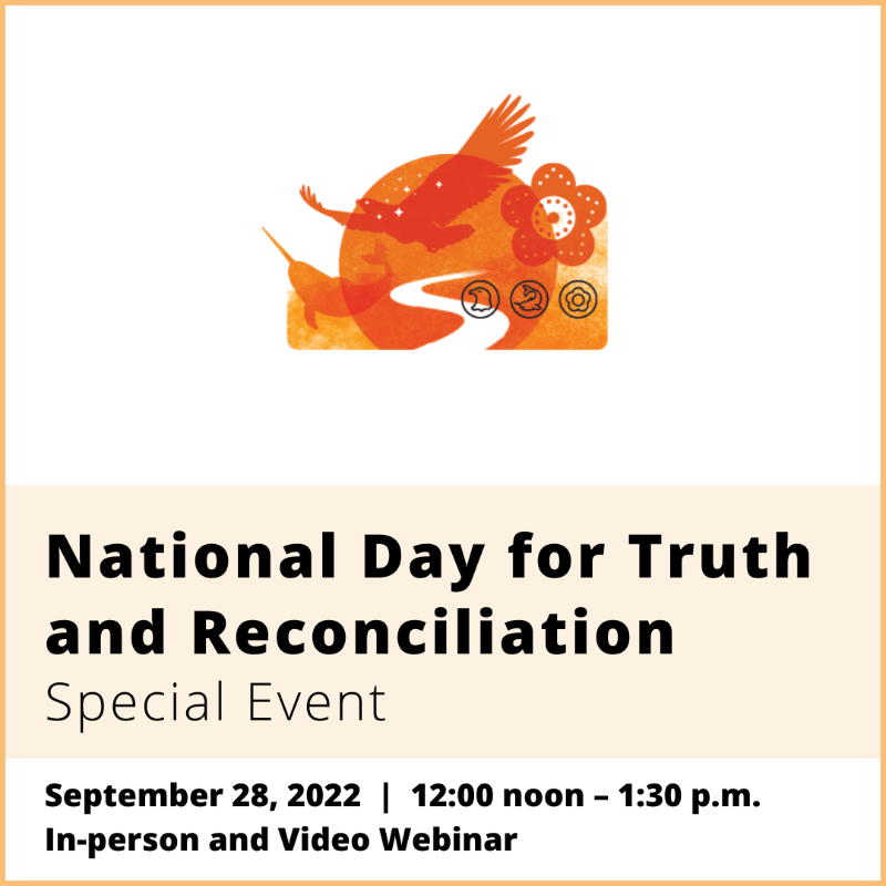 lawsocietymb's tweet photo. Join us on Wednesday, September 28, for a special lunch hour program honouring the second annual National Day for Truth and Reconciliation. Gather with your legal community to listen, learn, participate and reflect on our journey and what comes next. @robsonhall @MBBarAssn #NDTR