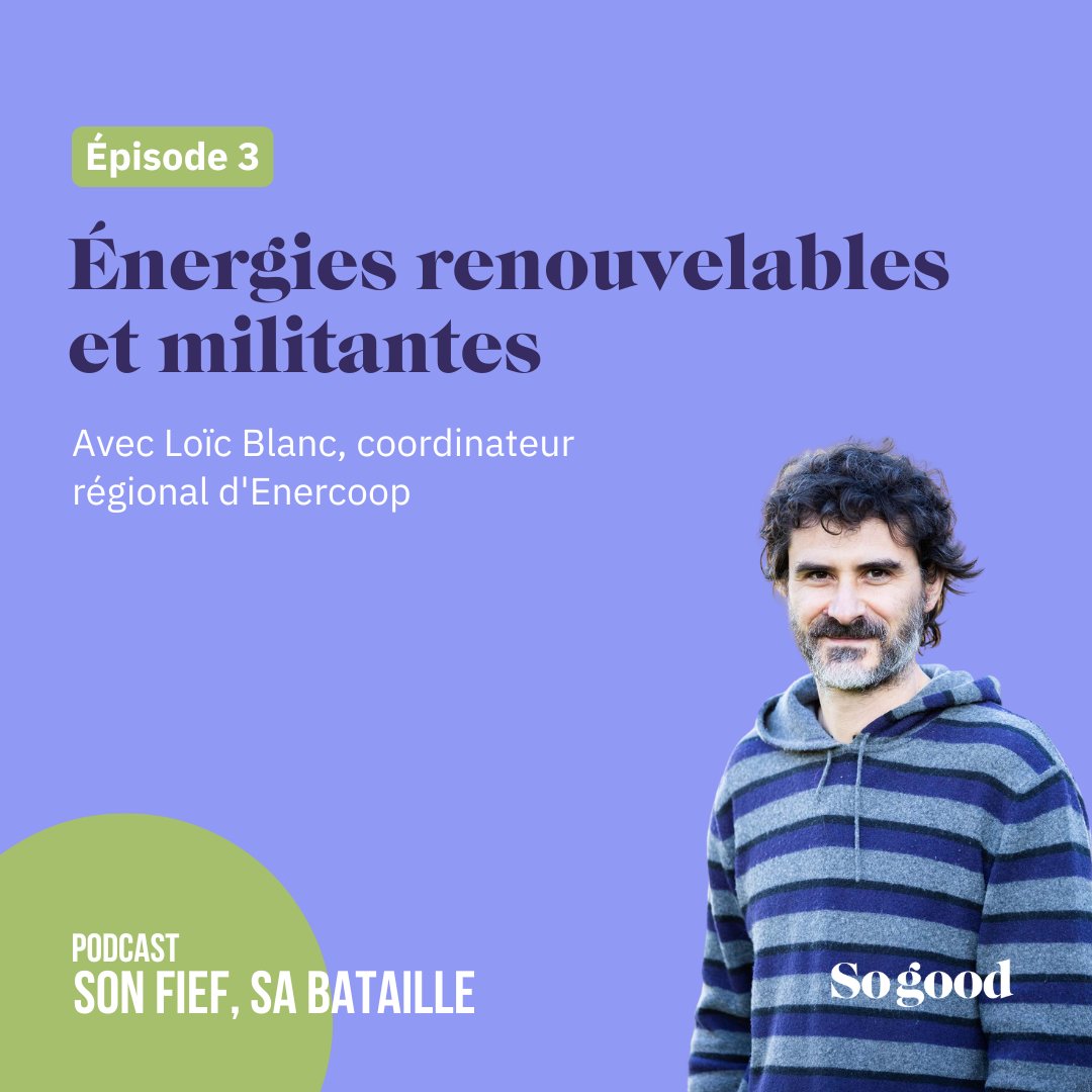 LeFrenchImpact's tweet photo. 🎙 Dans ce 3ème épisode de “Son fief, sa bataille”, partez à la rencontre de @blanc_loic, responsable d’@EnercoopMIP,  une coopérative dédiée à l’énergie verte, locale et citoyenne.
⇒ https://t.co/OlvGykgXZi https://t.co/cFu5v42Ekp