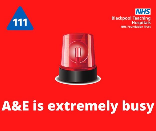 We are extremely busy currently and dealing with a large number of patients within the department. Please be patient if you are here or coming &amp; please use us only for emergencies. Thank you.