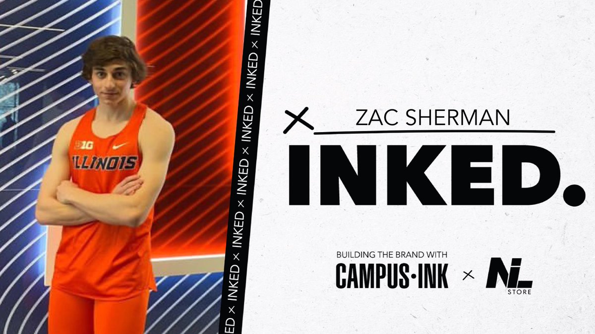 JUST IN: Zac Sherman of <a href="/IlliniTrackXC/">Illinois Track & Field and Cross Country</a> is building the brand with the <a href="/nil_store/">The NIL Store</a> family! Stay tuned for his officially licensed merch coming soon!