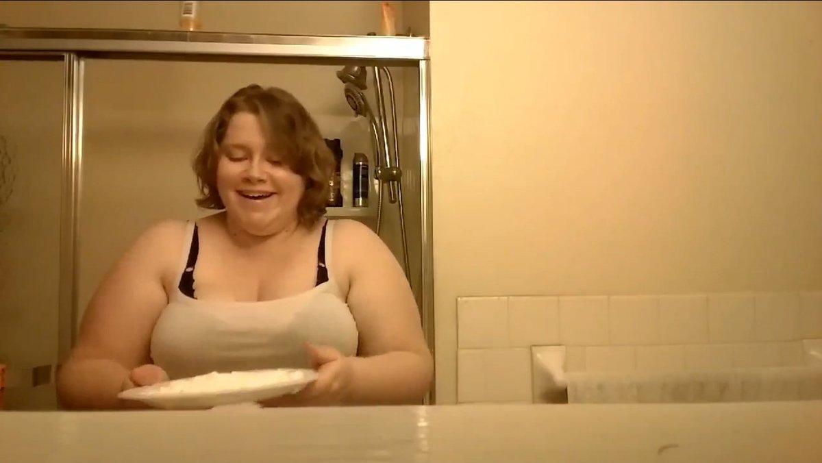 CuriousVixen82's tweet photo. Tbt First self pie edition! Both of us pied ourselves with whipped cream. This was actually my second time getting a pie in the face but Addisons first! Sale continues to go this week! #nsfw #pieintheface #whippedcream #topless #pieface #messy #gettingmessy #wam https://t.co/YhO9QdAzHc