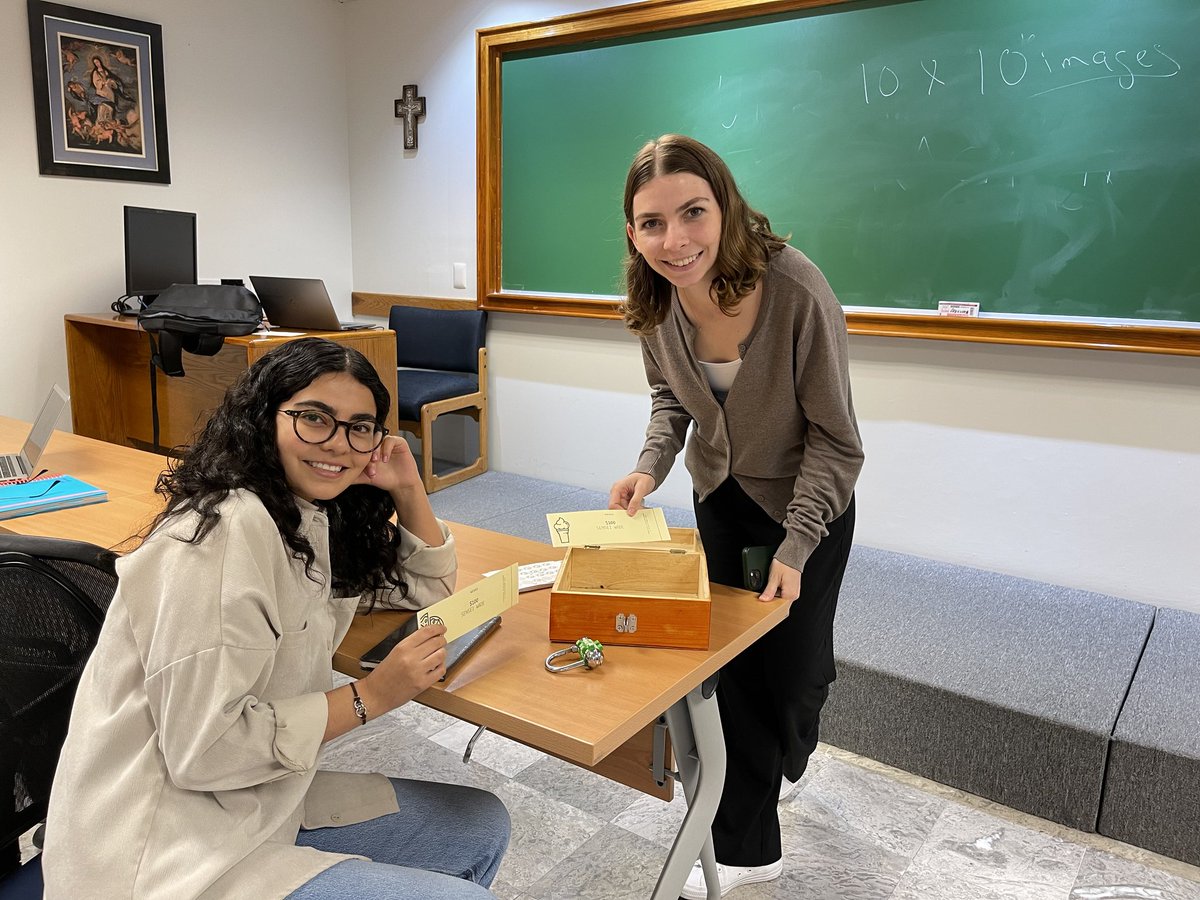 SenseiWade1's tweet photo. Winner, winner! Chicken Dinner
Sofia Martinez and Mariana De Alba correctly followed the clues for the first lock box challenge! https://t.co/2blODCaKCK