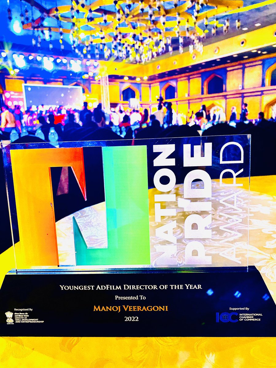 manojveeragoni's tweet photo. Youngest AdFilm Director Of The Year 2022 🎥 
#NationalPrideAward ❤️❤️✌🏻
#MinistryOfSkillDevelopment 
#NationAward #NationalPride #manojveeragoni #manoj #wingsmodelhub https://t.co/S5hMfrxEtc