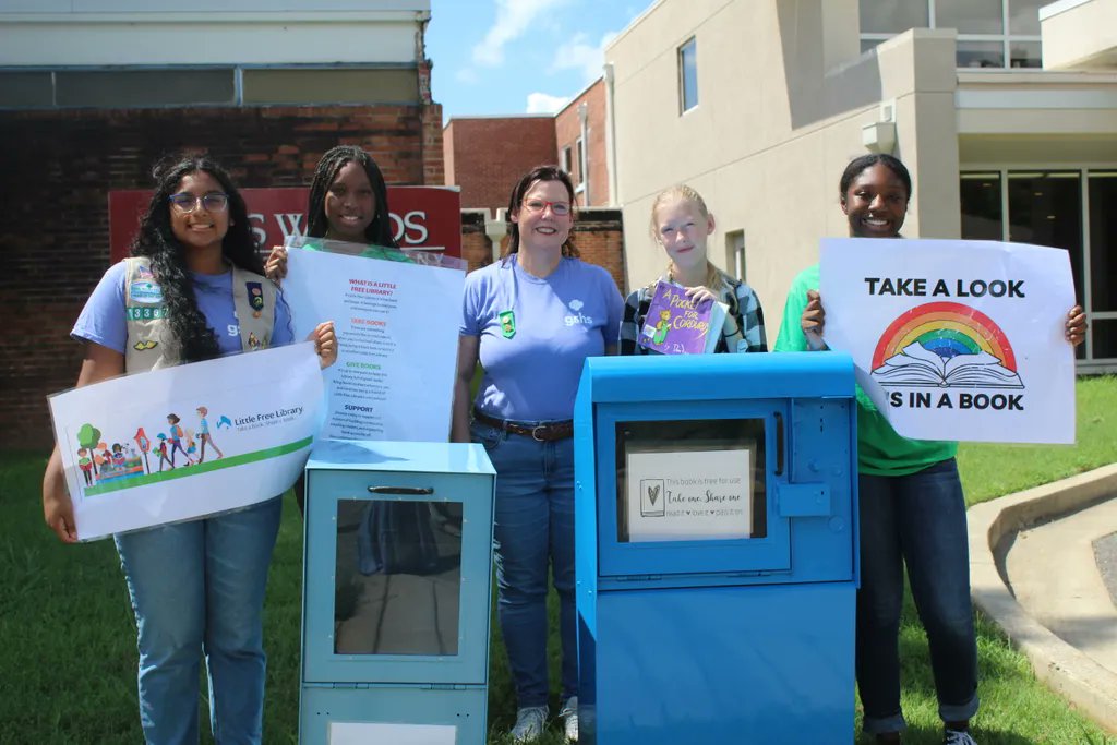 THANK YOU Kobie, Kaamil, Saileela and Girl Scouts Troop #13367 for choosing RITI for your wonderful Silver Award project! RITI Readers are already turning the pages on their new adventures, and Little Libraries mean we can share the fun with the whole neighborhood!
