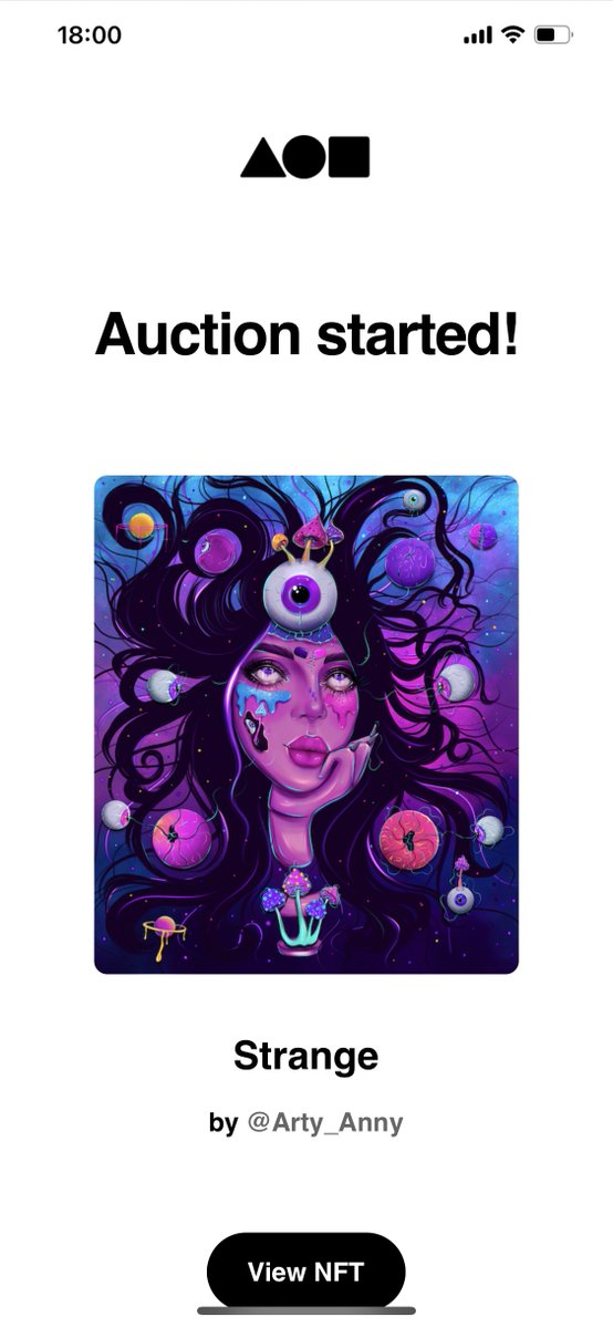 I haven't had a chance to show you the "Strange" details yet.But I received a bid for this work!💜 I am overwhelmed with emotion, really, it's an inexpressible feeling - when your art resonates😭! Thank you dear <a href="/neemart34/">Neemart34</a> ! LFG🔥😈

🔥Auction started🔥

foundation.app/@Arty_Anny/sen…