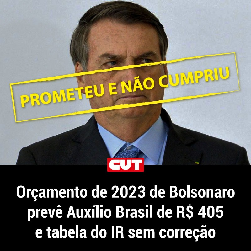 Segundo o PLOA enviado ao Congresso, nessa quarta 31, nem os 600 nem a correção da tabela do IR que come os reajustes dos trabalhadores