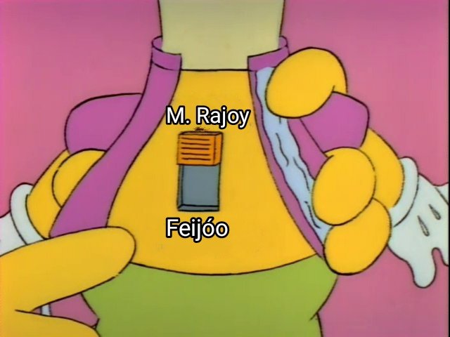 Aquí está el problema, alguien lo puso en "M. Rajoy"