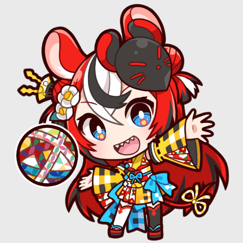 戌神ころね 「ホロのみ#繋がらなくていいから俺の描くデフォルメを見てくれ 」|OHUのイラスト