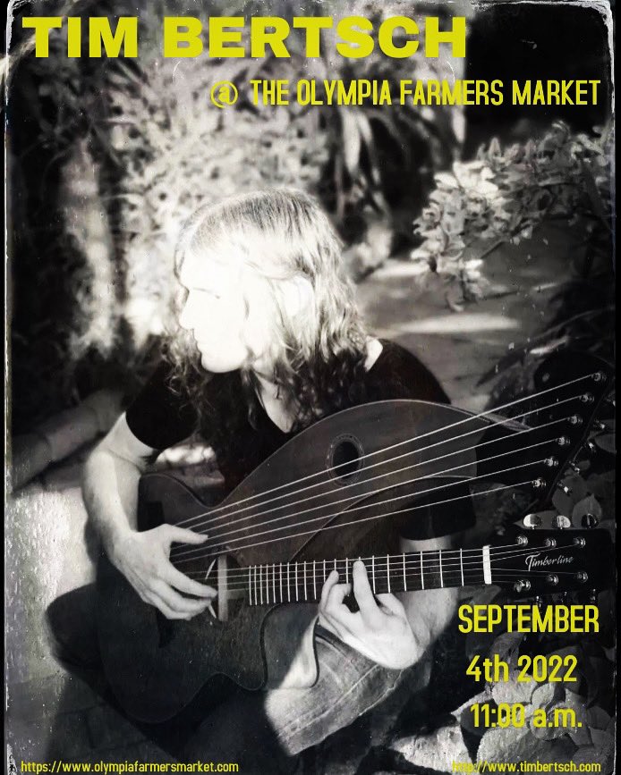 TIMBERTSCH's tweet photo. #bertschtim #Timbertsch #Soulresonance #jadedmary  #Electricguitar #Acousticguitar #Guitar #Guitarist #Harpguitarist #Harpguitar #Shrammelguitarist #Recordingartist #Composer #Performer #Musician #Officialartist #olympia #olympiafarmersmarket #grunge #drstrings https://t.co/ss7GfNxBIw