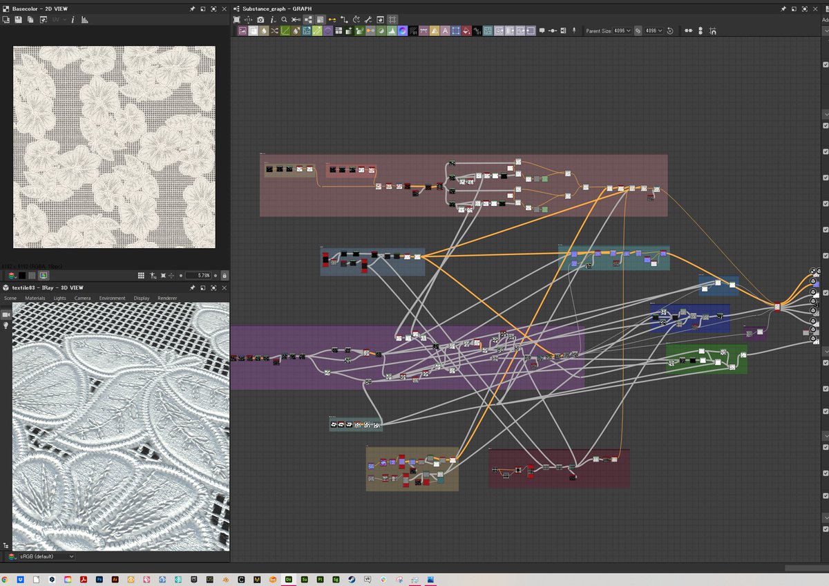 YSCREATIONS_'s tweet photo. * Modified applique that was flat.
※アップリケ部分がフラットだったので修正しました。
#Substance3DDesigner #ApexFiz #MadeWithSubstance https://t.co/YSjx2jum0o