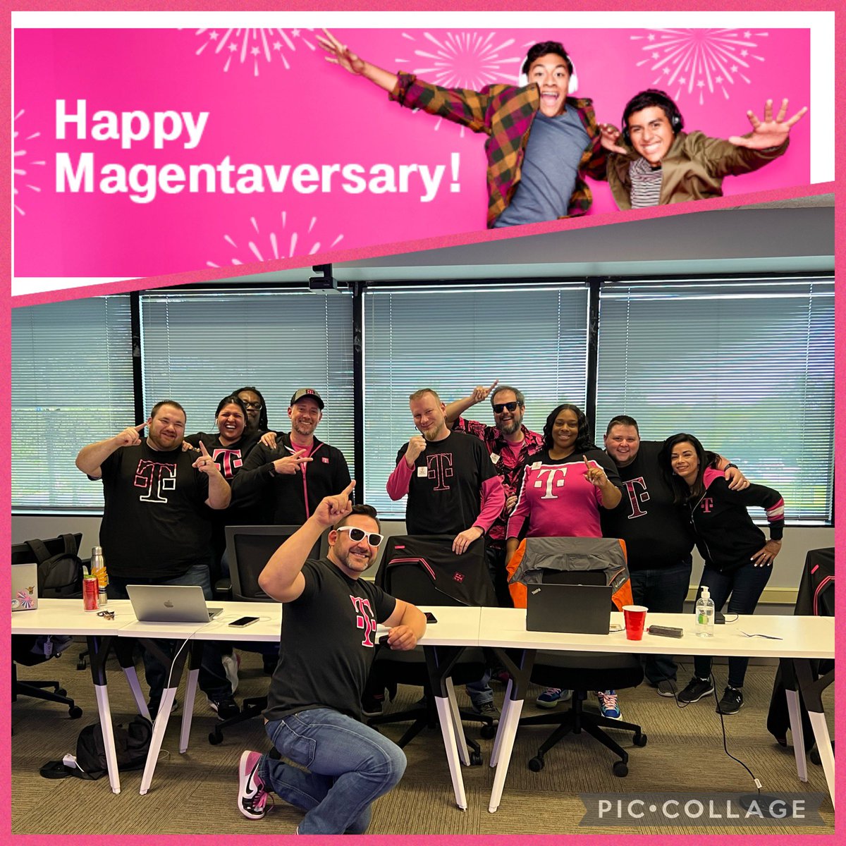 Please join me in celebrating the one and only @Baum_Squad_SMRA on his 7 year Magentaversary today!! Ryan has been driving this #BaumSquad to new limits every month, and is truly #UnCarrier. Cheers Baumer! #ILMO #BeastMode @pedrobyers1 @tglover187 @ChartierDoug @JonFreier