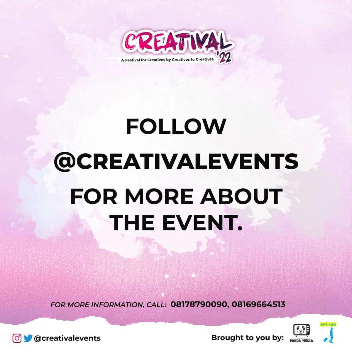 Favour80134146's tweet photo. If you’ve been wondering, what creatival could be, here’s a sneak peek into what to expect.
But it’s all of the above and more! An event no creative wants to miss!!!
#creatival #creatival22 #creatives #live #faqs https://t.co/IsXzIT0Qg9 https://t.co/FdJPTBKpt0