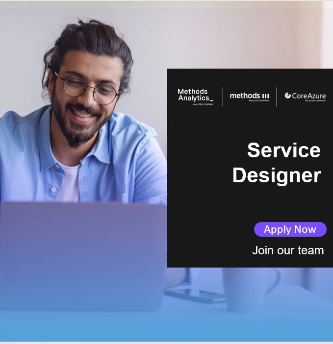 MethodsDigital's tweet photo. We are recruiting passionate #ServiceDesigners to join our team who can #design services that will help users to achieve their goal. Please view the relevant link to apply:
London - https://t.co/In8NUcQdpB
Birmingham - https://t.co/UohQB6Ly6B
Manchester - https://t.co/wv9e1XQTMH https://t.co/rDLbTcTKkT