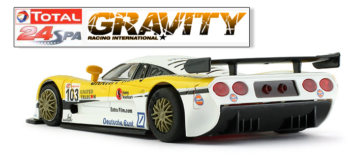 slotcar_today's tweet photo. New: #NSRFactory Mosler MT900R GT3 Gravity Racing 2007 24H Spa. 1:32 #SlotCar
Read More: https://t.co/Aw9A6M24X8
#sot #slotcars #slot132 #scalemodel #scale132 #scaleracing #nsr #nsrfactory #moslermt900r #gravityracing #spa24h https://t.co/SJIQf7Y8BQ