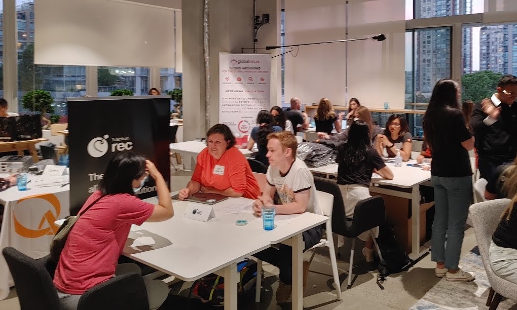 Last week our team attended WomenHack in Vancouver, an event that connects women with career opportunities the tech industry has to offer. A huge thank you to the WomenHack team, and GeoComply for hosting! Already looking forward to the next one! #womenintech #recruitment