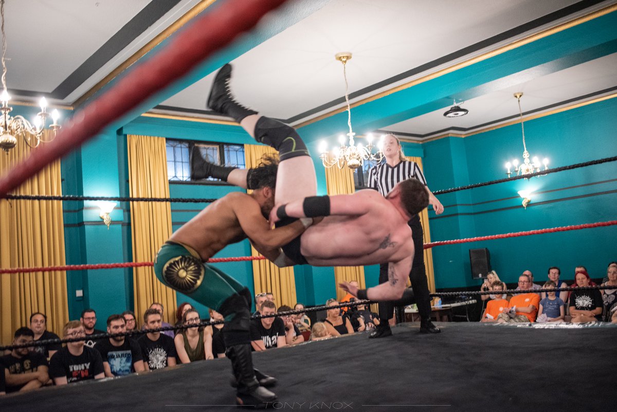 FutureShockWres's tweet photo. Hard hitting... Heart stopping... @THEKEINEN & @NorthernIronPW wasted no time in tearing into one another at ##FSW18th: Part II.
A proper scrap that shouldn't overlooked.
Coming soon to FutureShock On Demand.
https://t.co/uITLv4Sl1U https://t.co/VtVNQTppd4