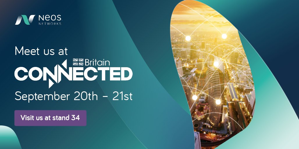 On the 20th and 21st September, we'll be in London for #ConnectedBritain!

We can't wait to connect with our industry peers and explore the future of UK connectivity.

Are you attending? Let us know!