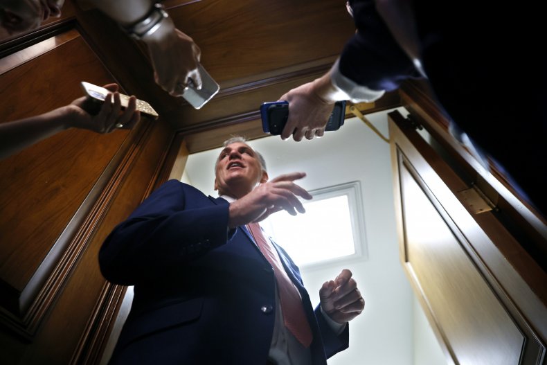 Newsweek's tweet photo. House Minority Leader Kevin McCarthy will give prebuttal remarks in Biden's hometown before the President's speech. McCarthy plans to address "hardships brought on by the Democrats' harmful policies," according to a press release.
Our live blog: https://t.co/YVmw0xHzDP https://t.co/g7a4OoPpzk