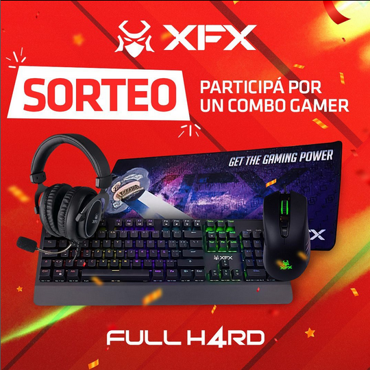 FullH4rd's tweet photo. ¿No pudiste ganar en nuestros anteriores sorteos? ¡Entonces no te pierdas esta chance de ganar un Kit Gamer de XFX!🥳

Para participar seguí los pasos en nuestro Instagram👉https://t.co/MXSx3SPrXI

El sorteo termina el 15/09, ¡No te quedes atras!🔥

#Fullh4rd #Sorteo #gaming https://t.co/xqgrEswi1S