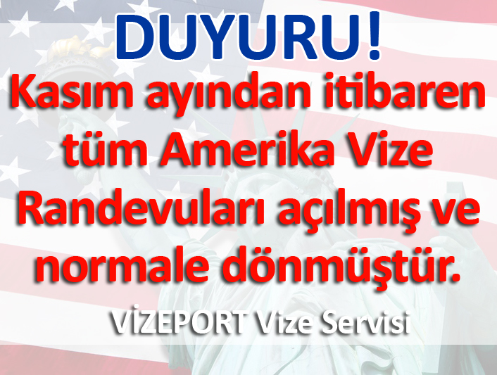 Kasım ayı itibarıyla tüm Amerika vize randevuları açılmış ve normale dönmüştür.
VİZEPORT VİZE SERVİSİ
..
#vize #amerikavizesi #vizeport #seyahat #tatil #holiday #duyuru #enflasyon