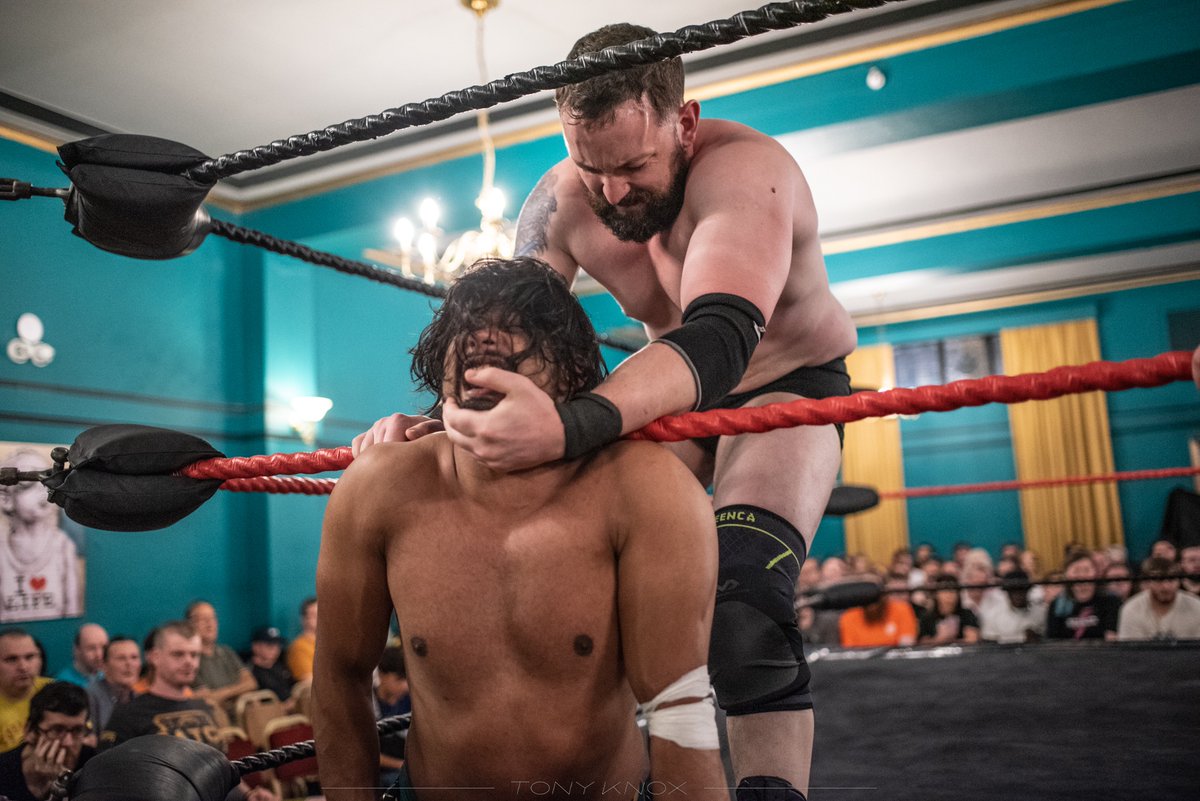 FutureShockWres's tweet photo. Hard hitting... Heart stopping... @THEKEINEN & @NorthernIronPW wasted no time in tearing into one another at ##FSW18th: Part II.
A proper scrap that shouldn't overlooked.
Coming soon to FutureShock On Demand.
https://t.co/uITLv4Sl1U https://t.co/VtVNQTppd4