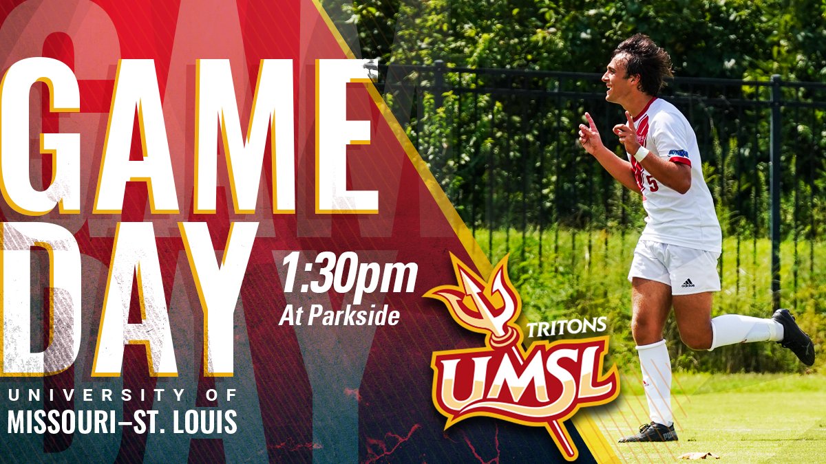 UMSLAthletics's tweet photo. .@UMSL_M_Soccer shoots for its second straight win this afternoon taking on former GLVC rival Parkside

📍- Wood Road Field (Somers, Wis.)
🖥️- https://t.co/QQ3C4v5sNj
📊- https://t.co/v5dxeqwy6p
#⃣ - #GLVCmsoc #FeartheFork🔱#TritsUp https://t.co/KtBuxOOKnT