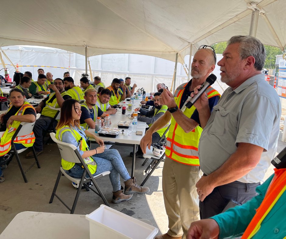 coopereic's tweet image. Celebrating energization of the main switchgear at one of our job sites with delicious lunch and raffle prizes! Congratulations to everyone on such successful work!

Barry Brown, Eddie Cook, Brett Bonar, and Josue Camacho making it happen!🙌

#energization #mainswitchgear